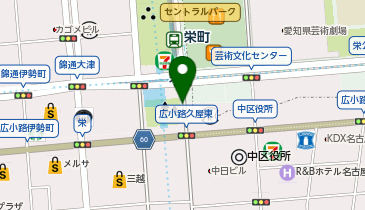 Fontaine FABRIS(フォンテーヌ ファブリス) 栄 森の地下街店の地図画像