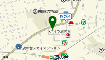 日本基督教団洗足教会の地図画像