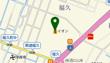 ブルースカイランドリー イオン金沢店の地図画像