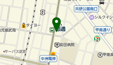 炭焼 鳥将軍 都通店の地図画像
