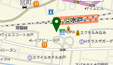 イオン銀行ATM 水戸オーパ店の地図画像