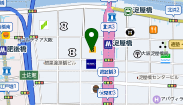 Sghr(スガハラ)ショップ 淀屋橋の地図画像