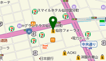 CRESCENT(クレセント) 仙台フォーラス店の地図画像