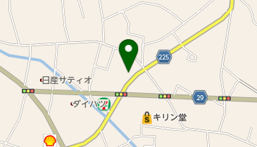 セルフうどん関の地図画像