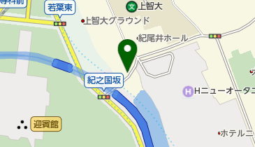 上智大学真田堀運動場の地図画像