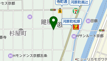 イベントホール洛央の地図画像
