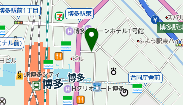 エイムアテイン 博多駅東貸会議室の地図画像