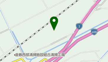 倉敷市西部ふれあい広場の地図画像