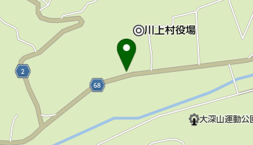 森の駅 マルシェかわかみの地図画像