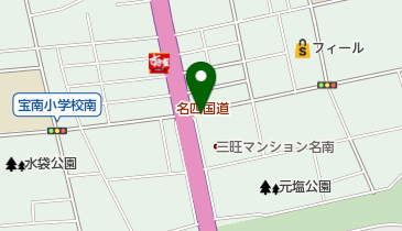 釣り具のマルハンの地図画像