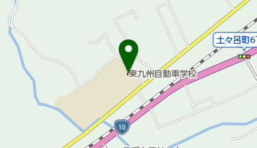 東九州自動車学校の地図画像