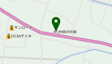 九州横井林業株式会社の地図画像