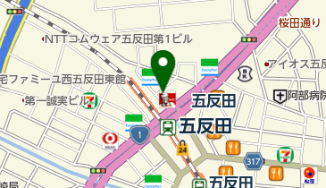 五反田公証役場の地図画像