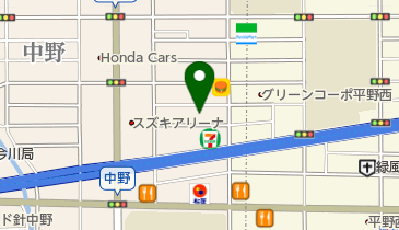 平野区画整理記念会館の地図画像