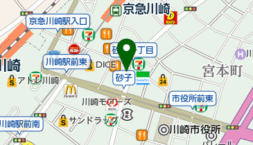 リボーンマイセルフ 川崎店の地図画像