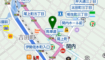 食楽厨房 馬車道店の地図画像