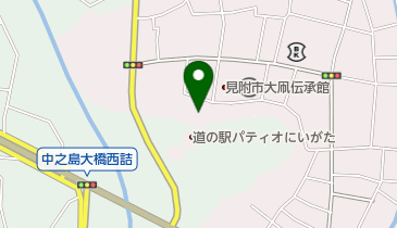 道の駅 パティオにいがた デイキャンプ場の地図画像