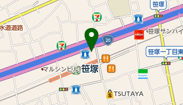 アイセイ薬局 笹塚店の地図画像