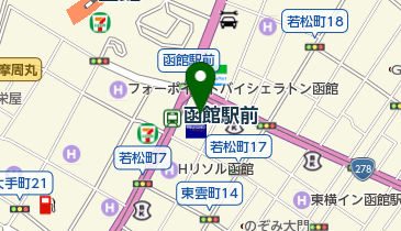 函館駅前ビルの地図画像