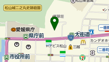 松山地方裁判所の地図画像