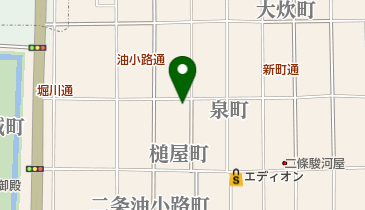 京都 夷川餃子 なかじまの地図画像