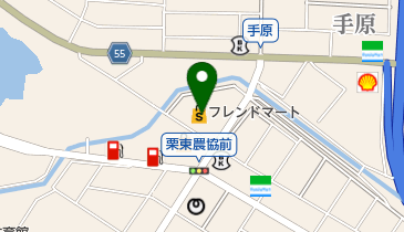 フレンドマート 栗東店の地図画像