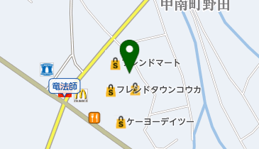 フレンドマート 甲南店の地図画像