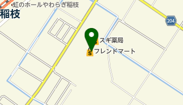 フレンドマート 稲枝店の地図画像