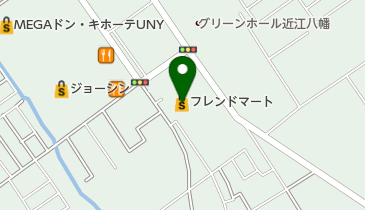 フレンドマート 八幡上田店の地図画像