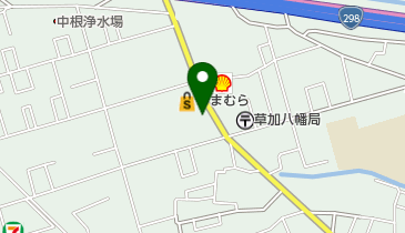 ハッピーベル 草加店の地図画像