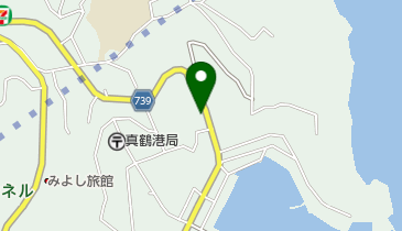 真鶴ひもの専門店 魚伝の地図画像