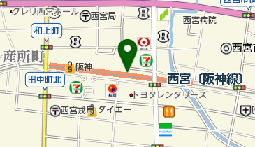 尼崎信用金庫 阪神西宮駅出張所【ATM】の地図画像