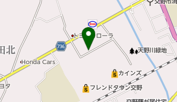 保険デザイン フレンドタウン交野店の地図画像