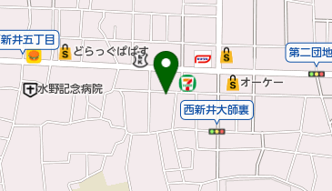 グレイプスガーデン西新井大師の地図画像