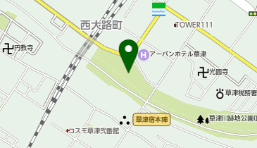 ホットヨガ・ヨガ・ジム カルド草津滋賀の地図画像