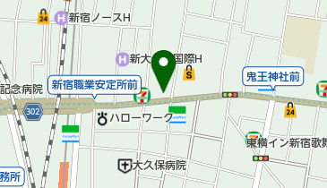 韓国語教室ハングルちゃんの地図画像