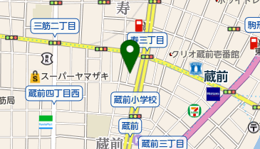 菓子屋シノノメの地図画像