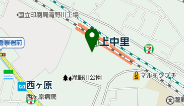 西ケ原研修合同庁舎の地図画像
