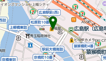 ちふれ 福屋広島駅前店の地図画像