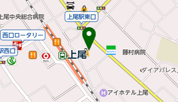 ちふれ まるひろ上尾店の地図画像