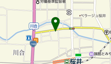 桜井市商工会の地図画像