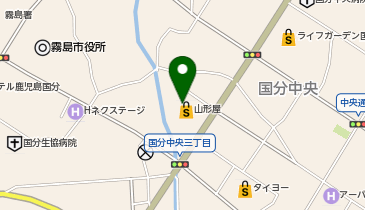 ちふれ きりしま国分山形屋店の地図画像