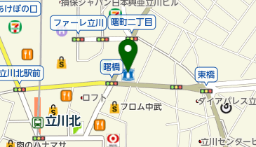 ステップスポーツ 立川店の地図画像