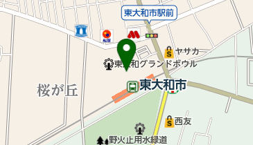 DAISO(ダイソー) BIGBOX東大和店の地図画像