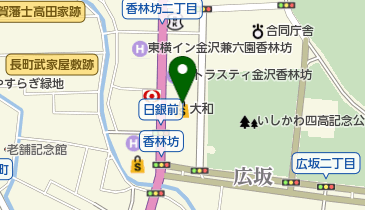 ちふれ 香林坊大和店の地図画像