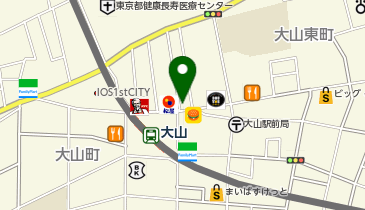 星乃珈琲店 大山店の地図画像