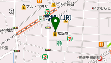ちふれ 松坂屋高槻店の地図画像
