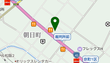 桑名三重信用金庫 松阪支店の地図画像