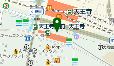 ちふれ 近鉄百貨店あべのハルカス近鉄本店の地図画像