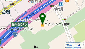 スケッチャーズ ダイバーシティ東京プラザ店の地図画像